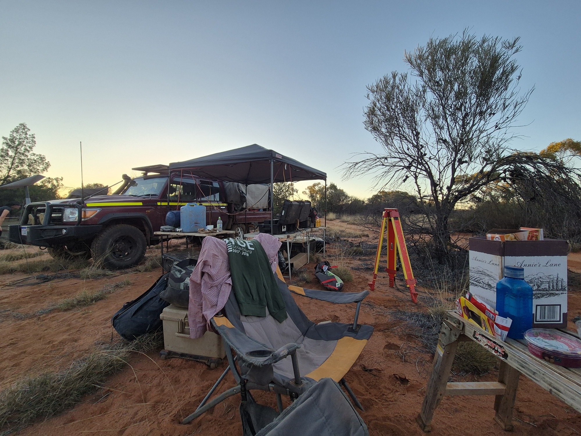 Home for the next four nights.