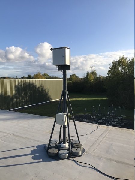 DFNEXT camera installed at Mullard Radio Astronomy Observatory in Cambridge, UK